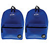 BAZIC Products Basic Backpack, 16", Blue, Pack of 2 Image 1