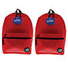 BAZIC Products Basic Backpack, 16", Red, Pack of 2 Image 1