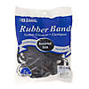 BAZIC Products Black Rubber Bands, Assorted Sizes, 12 Packs Image 1