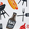 Bbq Fun Print Outdoor Tablecloth With Zipper 60X120 Image 3