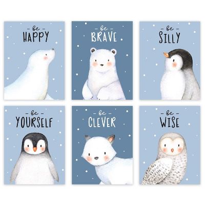 Be Brave Kind Silly Wise 6Pack 8.5x11in Image 1