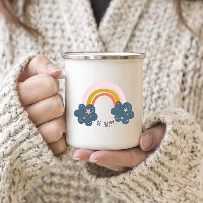 Be Happy Rainbow 11oz Kids Mug Image 2