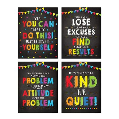Be Kind Be Quiet Rules 8.5x11in 4-Pack Image 1