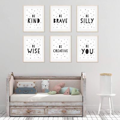 Be Kind Brave Silly Wise 6Pack 8.5x11in Image 2
