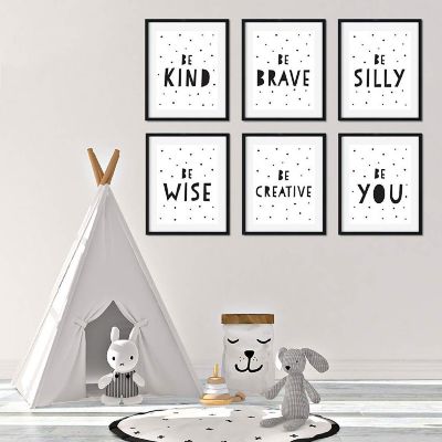 Be Kind Brave Silly Wise 6Pack 8.5x11in Image 3