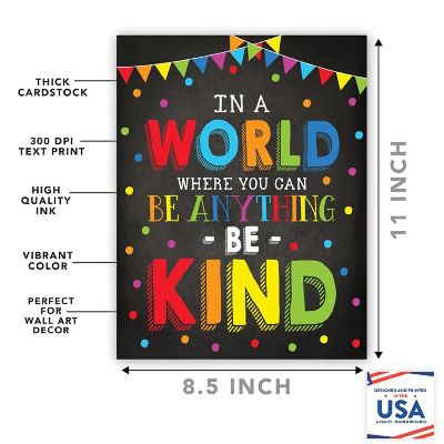 Be Kind Classroom 8.5x11in 1-Pack Image 1