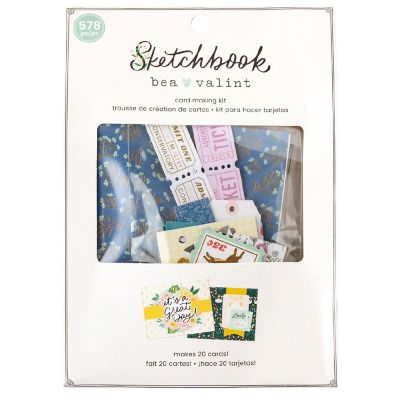 Bea Valint Sketchbook Card Making Kit-Makes 20 Image 1