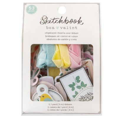 Bea Valint Sketchbook Charmers-53 Pieces Image 1