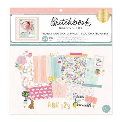 Bea Valint Sketchbook Project Pad 12"X12"-24 Sheets Image 1