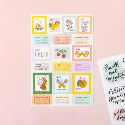 Bea Valint Sketchbook Sticker Book-8 Sheets Image 3