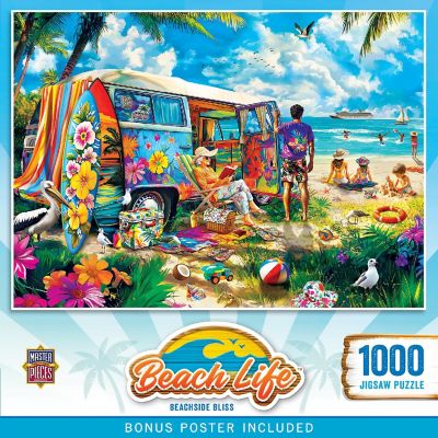 Beach Life - Beachside Bliss 1000 Piece Jigsaw Puzzle Image 1