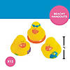 Beach Rubber Ducks - 12 Pc. Image 2