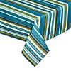 Beachy Stripe Print Outdoor Tablecloth, 60X84 Image 1