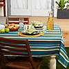 Beachy Stripe Print Outdoor Tablecloth, 60X84 Image 2