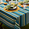 Beachy Stripe Print Outdoor Tablecloth, 60X84 Image 3