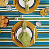 Beachy Stripe Print Outdoor Tablecloth, 60X84 Image 4