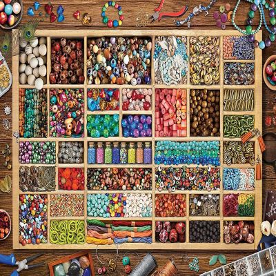 Bead Collection 1000 Piece Jigsaw Puzzle Image 1