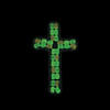 Beaded Glow-in-the-Dark Cross Necklace Craft Kit - Makes 12 Image 1