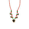 Beaded Jingle Bell Necklace Craft Kit - Makes 12 Image 1