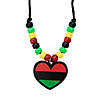 Beaded Juneteenth Necklace Craft Kit - Makes 12 Image 1
