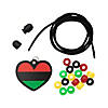 Beaded Juneteenth Necklace Craft Kit - Makes 12 Image 1