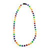Beaded Rainbow Necklace Craft Kit - Makes 12 Image 1