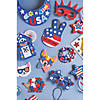 Beaded Red, White & Blue Star Necklace Craft Kit - Makes 12 Image 2