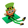 Beaded St. Patrick&#8217;s Day Leprechaun Craft Kit - Makes 12 Image 1