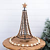 Beaded Wood Holiday Tree Form 10.25"D X 25"H Iron/Wood Image 1