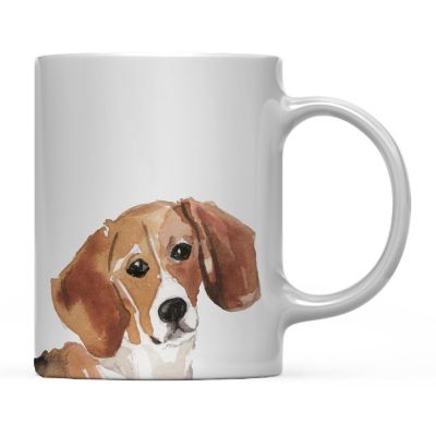 Beagle Up Close Ceramic Mug Image 2