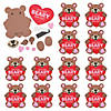 Beary Special Valentine Magnet Craft Kit - Makes 12 Image 1