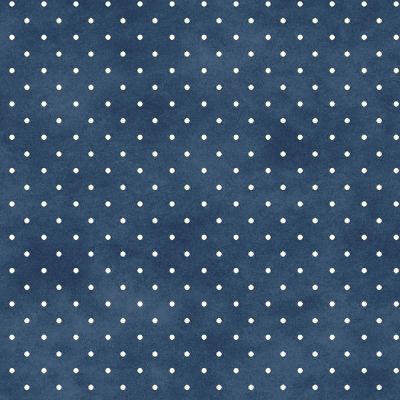 Beautiful Basics Classic Dots on Navy by Mayood Studios Cotton Fabric BTY Image 1