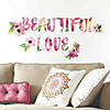 Beautiful Love Watercolor  Peel & Stick Decals Image 2