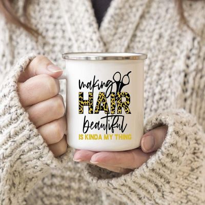 Beautiful Scissors Leopard 11oz CampMug Image 2