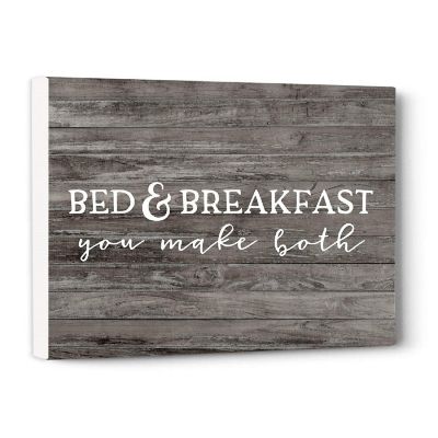 Bed &amp; Breakfast You Make Both 8.5x11in Image 1