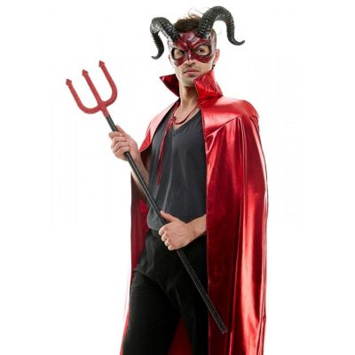 Bedazzled Rhinestone Devil Pitchfork Adult Costume Accessory Image 2