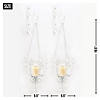 Bedazzling Pendant Candle Wall Sconce (Set Of 2) 19.5" Tall Image 2