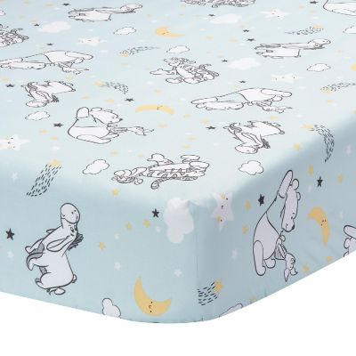 Bedtime Originals Disney Baby Starlight Pooh Infant Fitted Crib Sheet - Blue Image 1