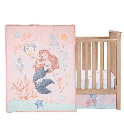 Bedtime Originals Disney Baby The Little Mermaid 3-Piece Baby Crib Bedding Set Image 1