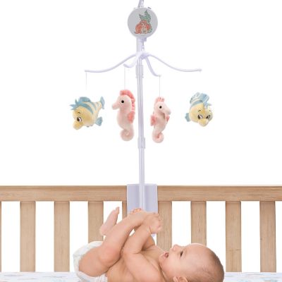 Bedtime Originals Disney Baby The Little Mermaid Musical Baby Crib Mobile Toy Image 1