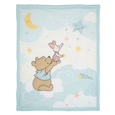 Bedtime Originals Starlight Pooh 3-Piece Crib Bedding Set - Blue, Animals Image 2