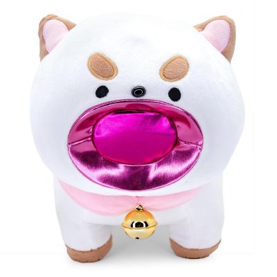 Bee and PuppyCat 16-Inch Collector Plush Toy  Laser Mouth PuppyCat Image 1