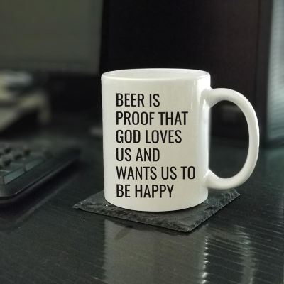 Beer Is Proof God Loves Us Ceramic Mug Image 1