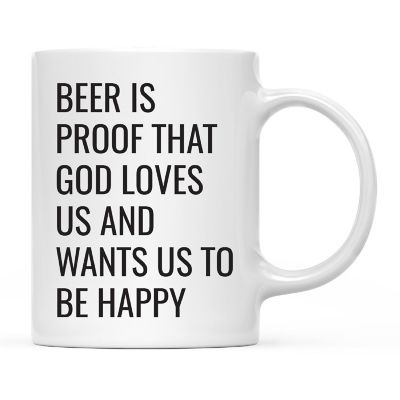 Beer Is Proof God Loves Us Ceramic Mug Image 2