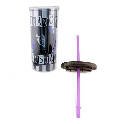 Beetlejuice "Strange and Unusual" Cold Cup With Lid and Straw  Holds 20 Ounces Image 2