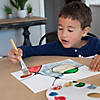 Beginner Paint Brushes, Preschool Brush Set, 6" to 8" long, 24 Brushes Per Pack, 2 Packs Image 2