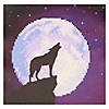 Beginner Wolf & Moon Diamond Art Craft Kit &#8211; Makes 1 Image 1