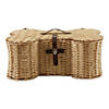 Beige Bone Shape Toy Basket Medium 21X13X8 Image 1