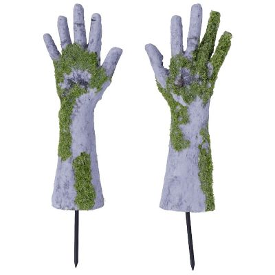 Beistle - 16" - Purple - Plastic Zombie Hand Yard Stakes! Image 2