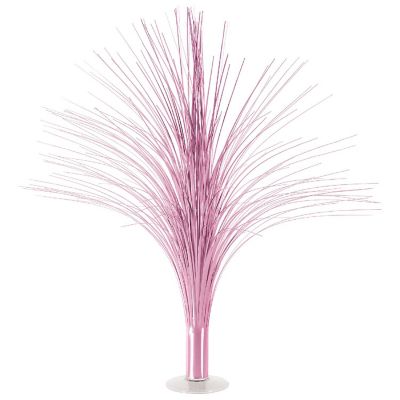 Beistle - 19" - Pink - Metallic Spray Centerpiece Plastic! Image 1